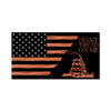 "Don't Tread On Me" Gadsden Split Flag - In Stock - Copper/Black