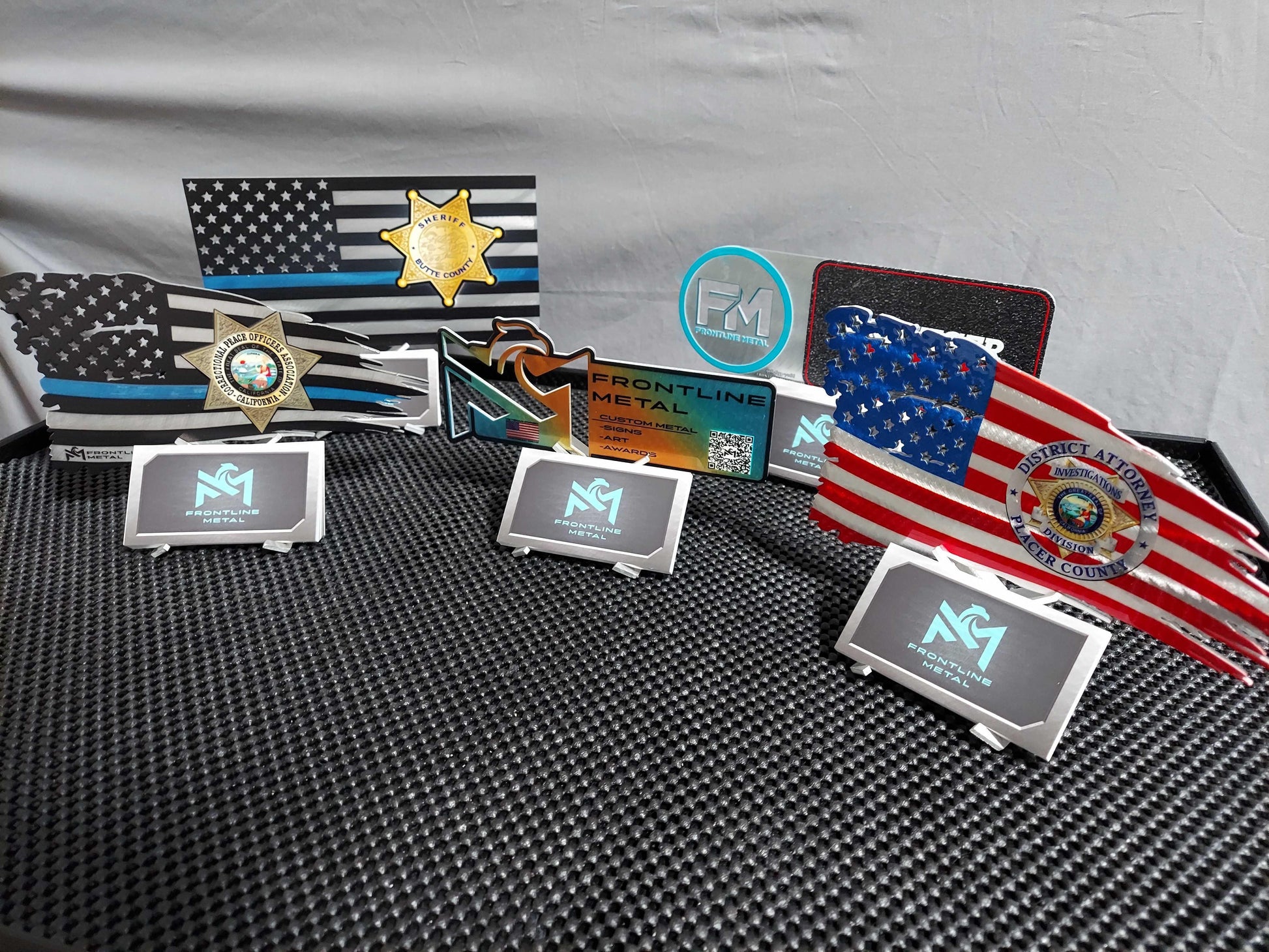 Personalized Distressed Battle Flag Business Card Holder