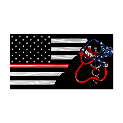 Medical American Split Flag