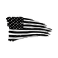 Distressed American Battle Flag - In Stock