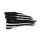 Distressed American Battle Flag - In Stock