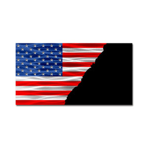 Personalized American Split Flag