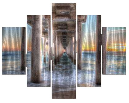 Scenery - Sunset Under La Jolla Pier