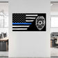 Flag - Police Badge Honor Split Flag