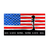 All Gave Some Battlefield Cross American Flag - In Stock - Red/Silver/Blue