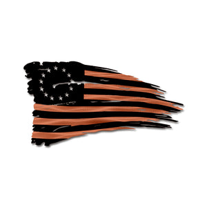 Flag - Betsy Ross Distressed Battle Flag - In Stock