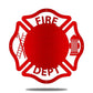 Flag - Personalized Firefighter Maltese Cross Gift