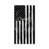 Ghost Eagle American Flag - Black/Silver
