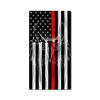 Ghost Eagle American Flag - Thin Red Line - Fire