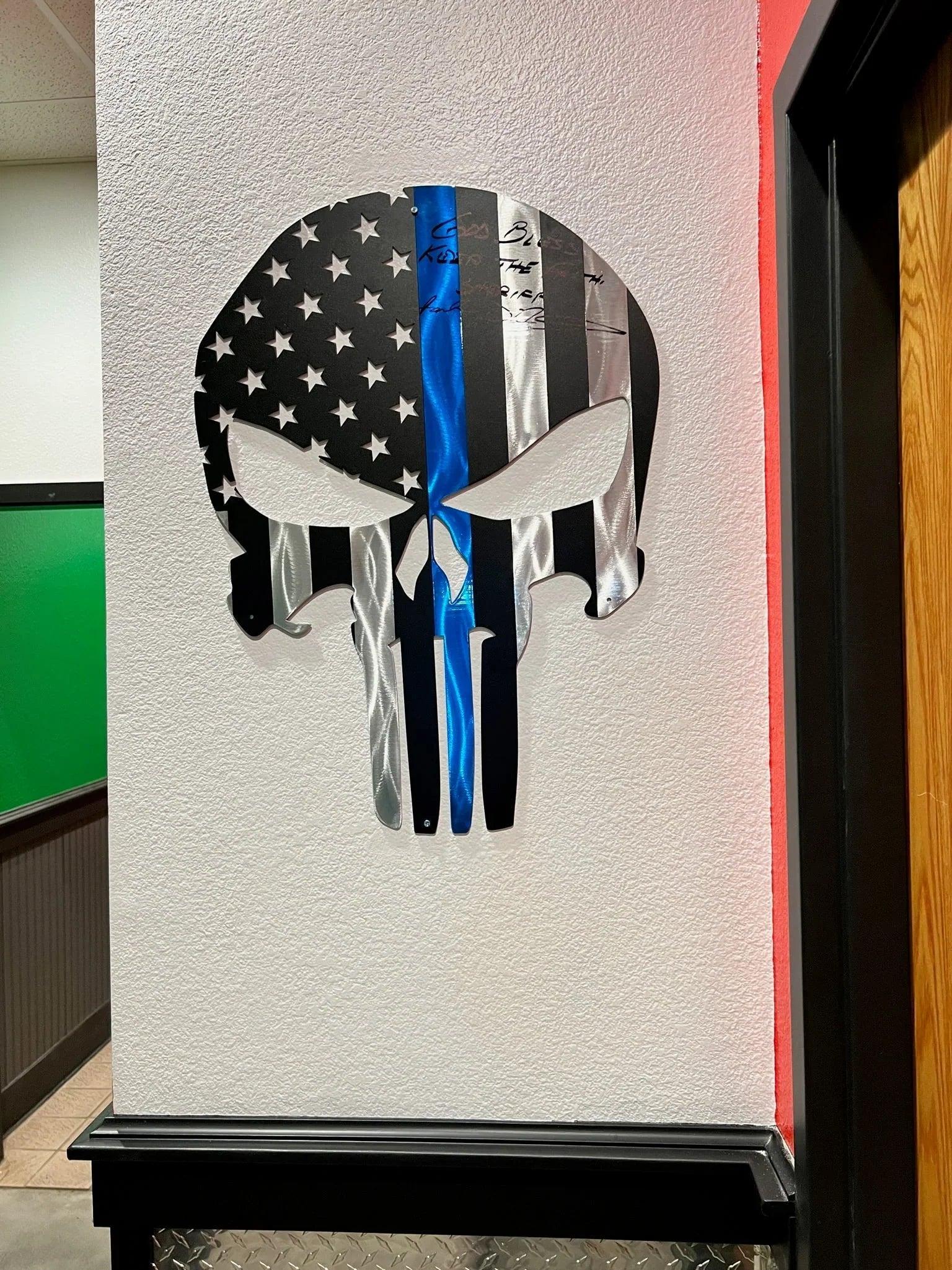 Flag - Punisher Skull American Flag - In Stock