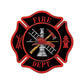 Flag - Personalized Firefighter Maltese Cross