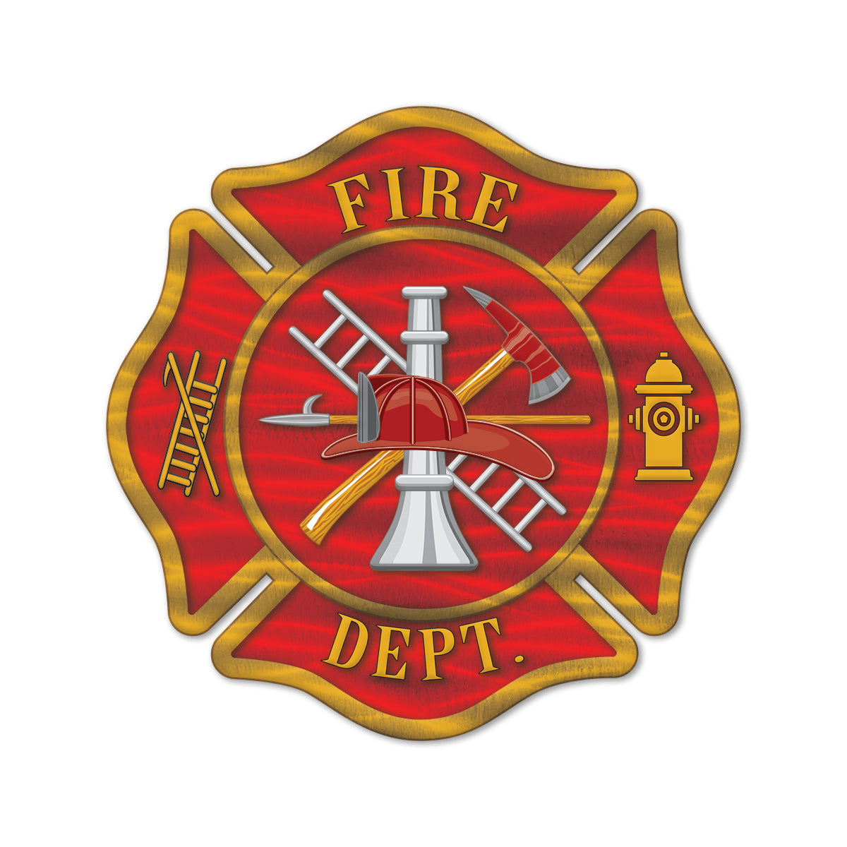 Flag - Personalized Firefighter Maltese Cross