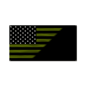 Flag - Military Personalized American Split Flag