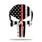 Flag - Firefighter Punisher Skull American Flag