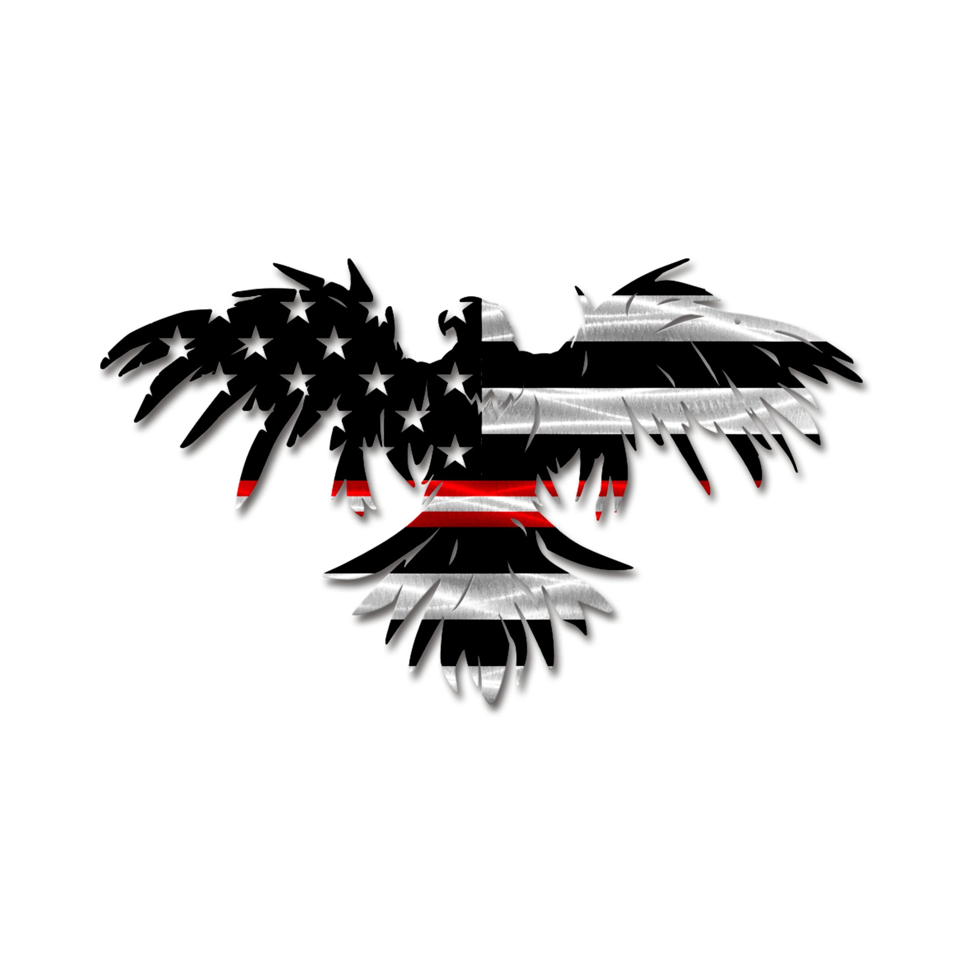 Flag - Firefighter Rising Eagle American Flag