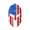 Spartan Helmet American Flag - Red/Silver/Blue