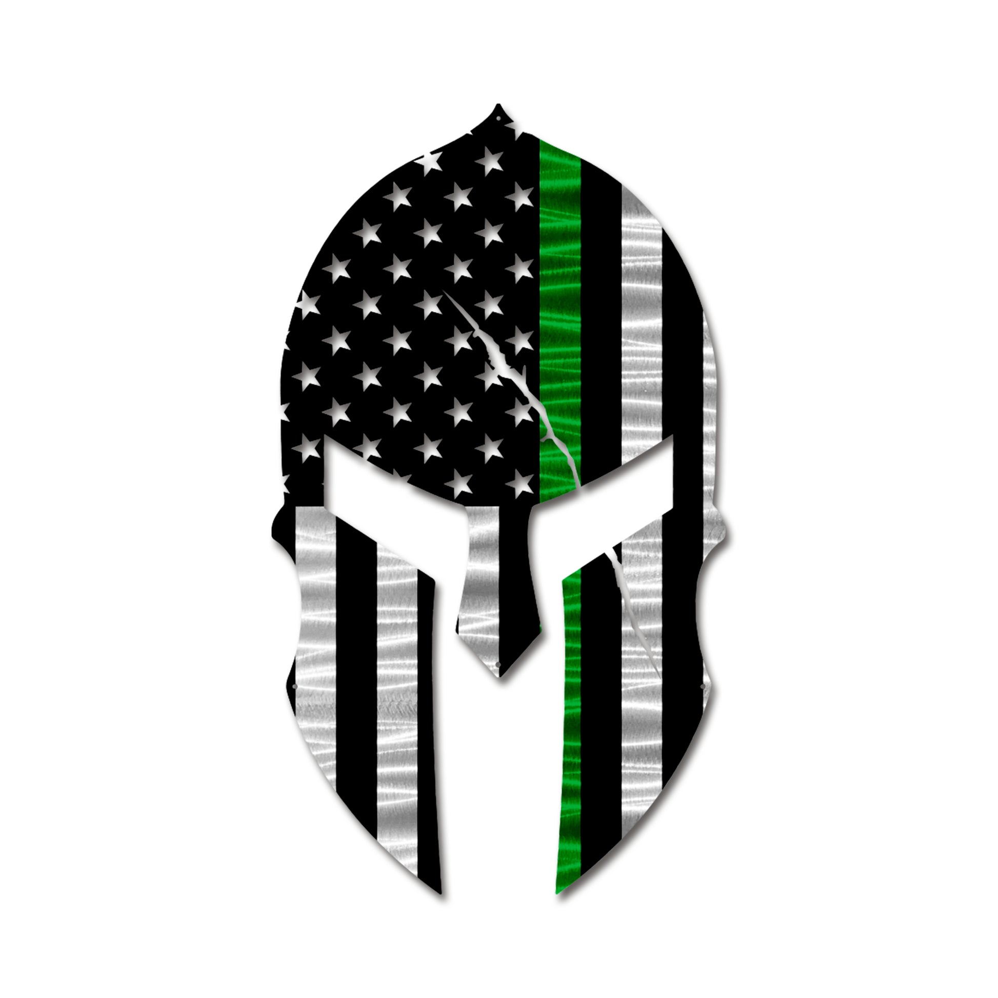 Flag - Military Spartan Helmet American Flag