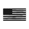 Police Thin Blue line American Flag Gift - Black/Silver