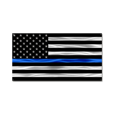 Flag - Police Thin Blue Line American Flag Gift