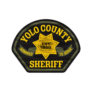 Custom Police Patch Metal Sign