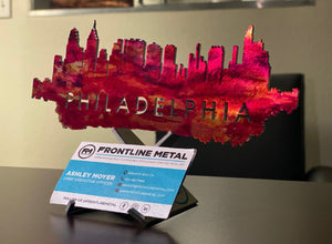 State Skyline Business Card Holder